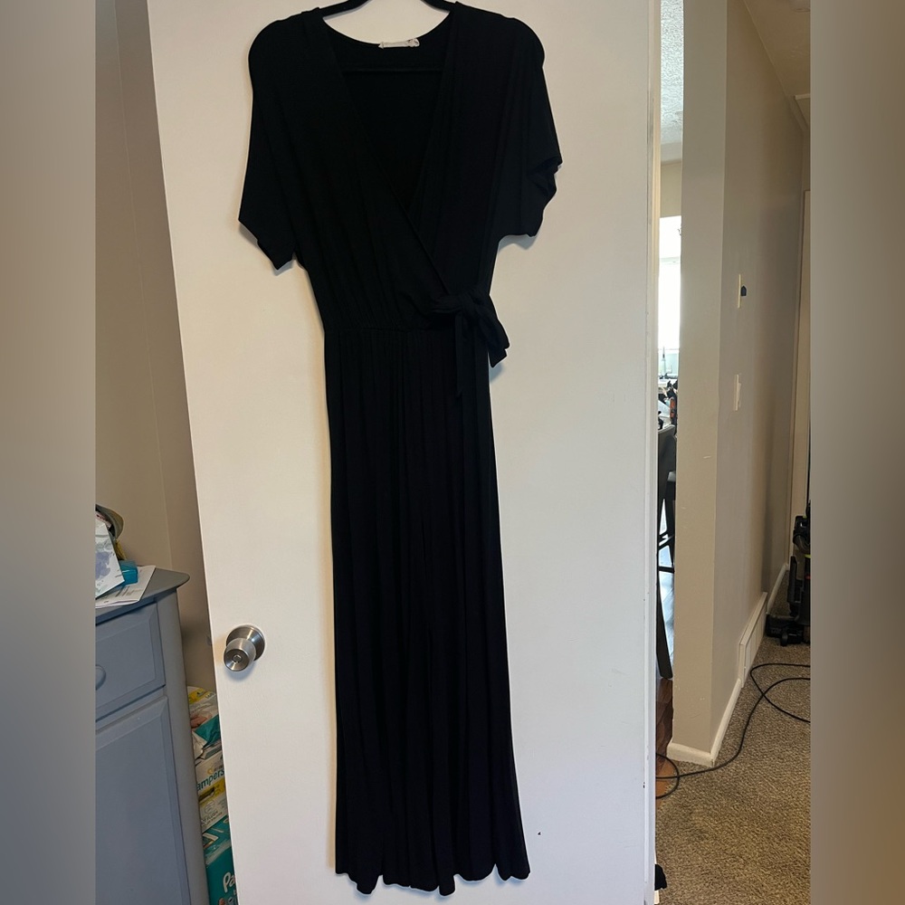 Black flowy jumpsuit